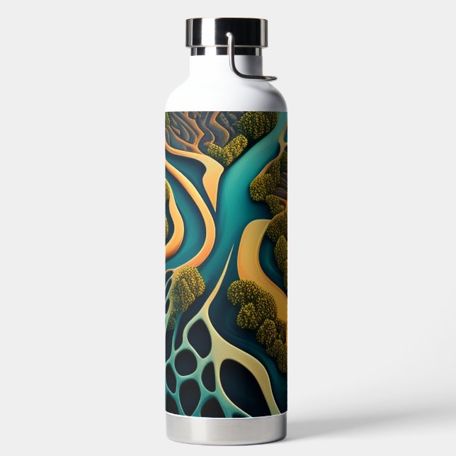 Paths of the Dreamland Water Bottle (Left)