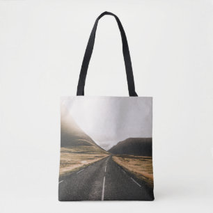 PATHWAY LEADING TO ROCK FORMATION TOTE BAG