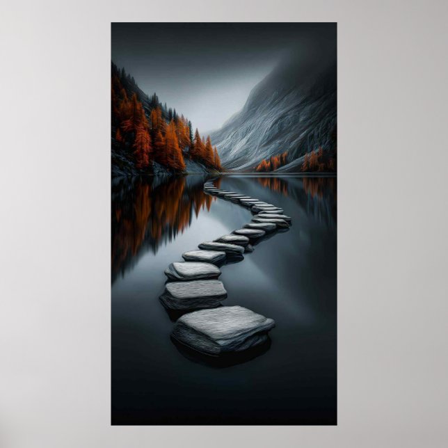 Pathway Through Stillness Poster (Front)