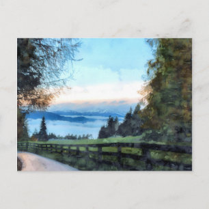 Pathway To Nature/Peaceful Scenery Postcard