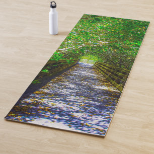 Pathway under the Tree Canopy Yoga Mat