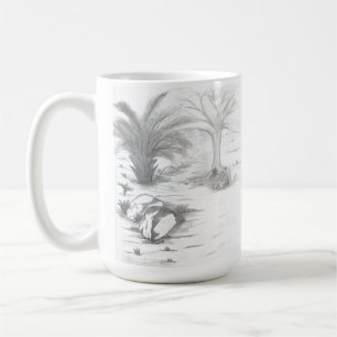 Pathway Winding through the trees and Stones Coffee Mug
