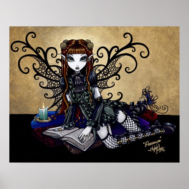 Patience Gothic Faery Candle light Poster (Front)