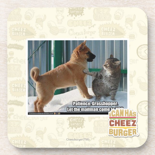 Patience, Grasshopper. Coaster (Front)