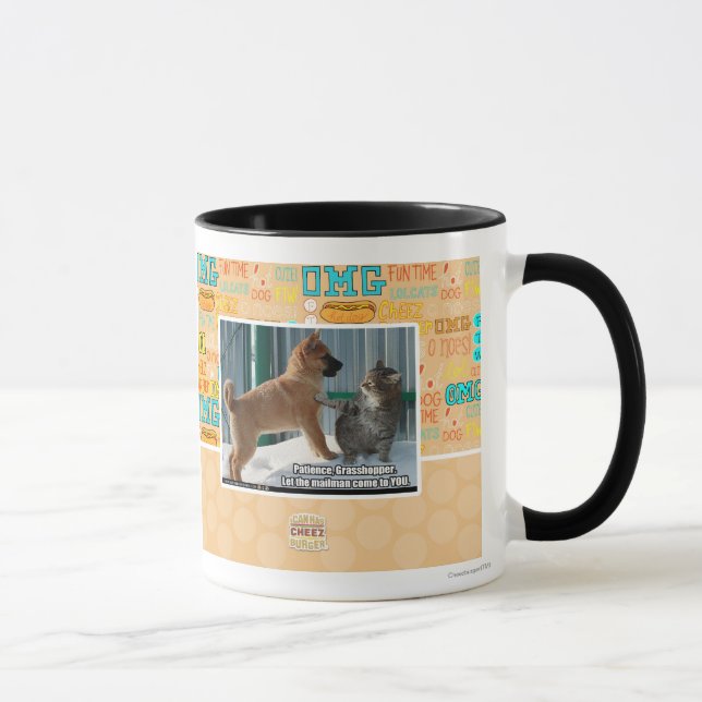 Patience, Grasshopper. Mug (Right)
