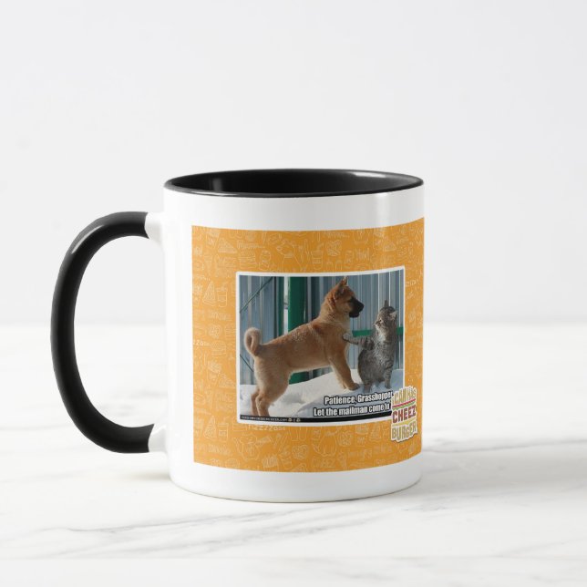 Patience, Grasshopper. Mug (Left)