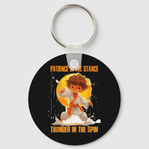 Patience in The Stance in The Sn Key Ring