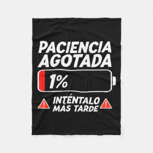 Patience Mom Dad Couple Birthday Pajamas Sold Out Fleece Blanket