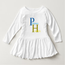 Patience Toddler Dress White