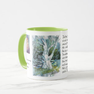 Patience Tree Painting / Artist Larry Lerew Mug
