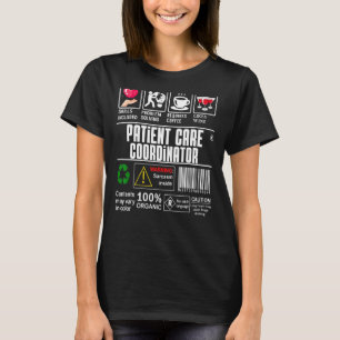 Patient Care Coordinator Complex Characters Coffee T-Shirt