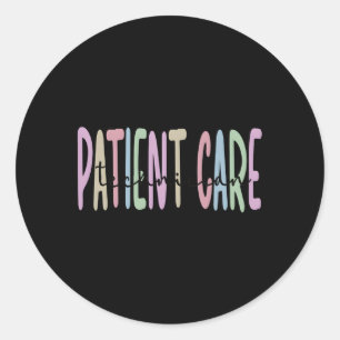 Patient Care Tech Patient Care Technician Classic Round Sticker