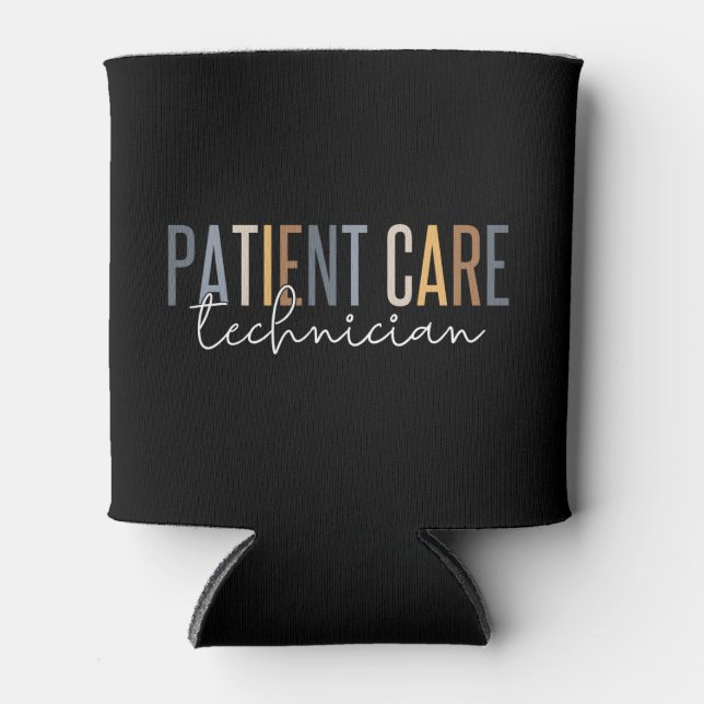 Patient Care Technician PCT Gift Can Cooler (Front)