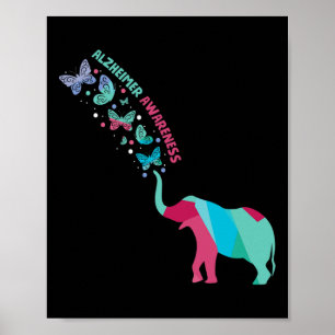 Patient Disorder Butterfly Elephant Poster