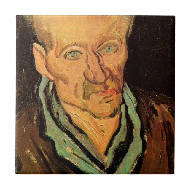 Patient in Saint-Paul Hospital by Vincent van Gogh Ceramic Tile (Front)