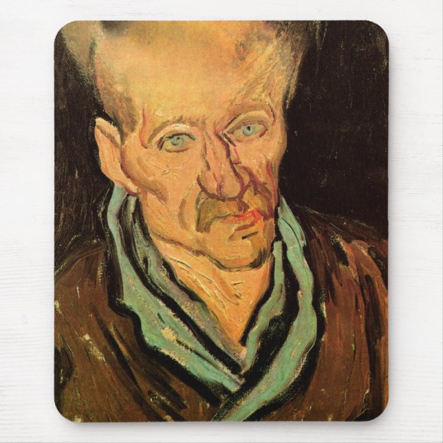 Patient in Saint-Paul Hospital by Vincent van Gogh Mouse Pad (Front)