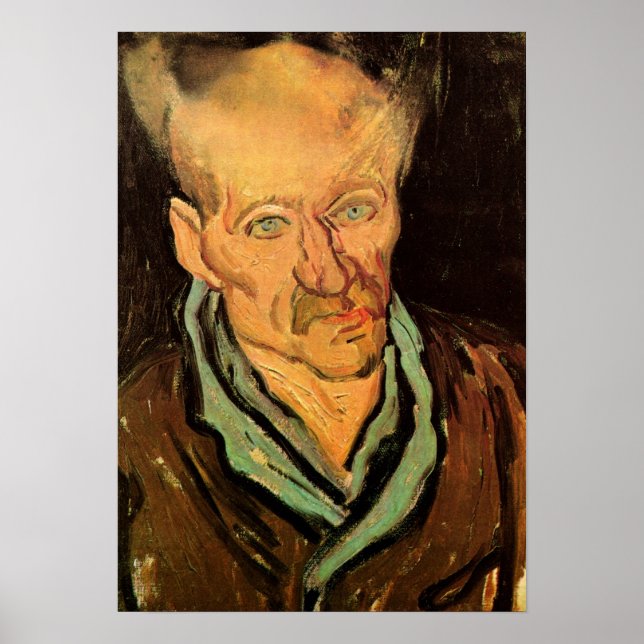 Patient in Saint-Paul Hospital by Vincent van Gogh Poster (Front)