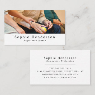 Patient & Nurse, Physician, Nurse, Medical Business Card