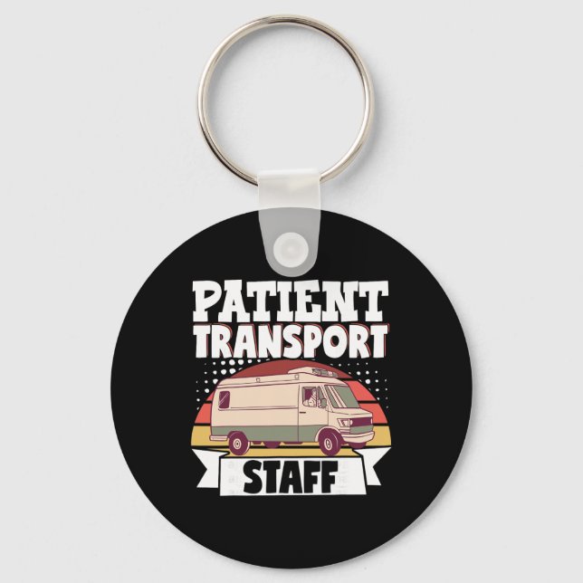 Patient Transport Staff  Key Ring (Front)