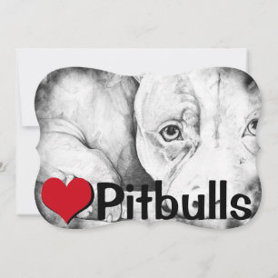 Patiently Waiting (heart pitbulls)
