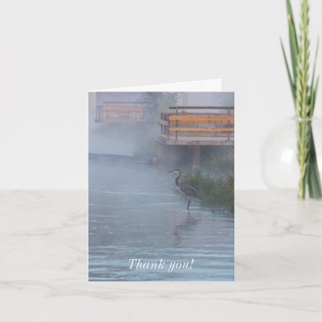 Patiently Waiting Thank You Card (Front)