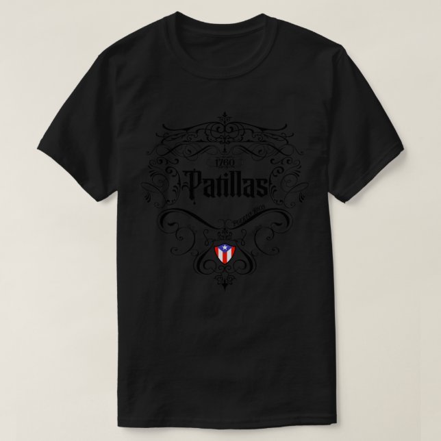 Patillas Vintage design 1 T-Shirt (Design Front)
