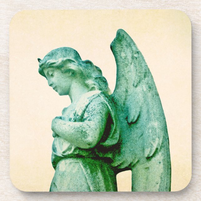Patina Angel Coaster (Front)
