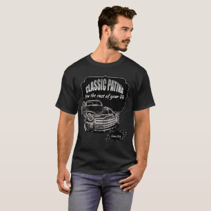 Patina Classics Black White Chevy Vintage Truck T-Shirt