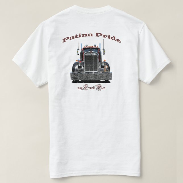 Patina Pride (blank front) T-Shirt (Design Back)