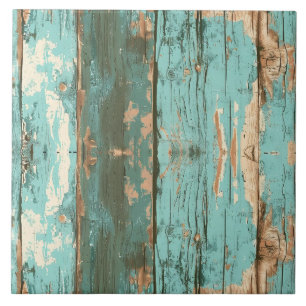 Patina Wood Rustic Distressed Plank Ceramic Tile