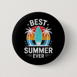 Patio Best Summer Ever Surfing Girls Vacation Swim 6 Cm Round Badge