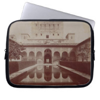 Patio de los Arrayanes, Alhambra, c.1875-80 (sepia