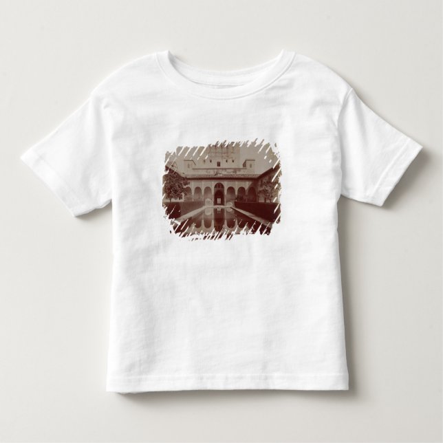 Patio de los Arrayanes, Alhambra, c.1875-80 (sepia Toddler T-Shirt (Front)