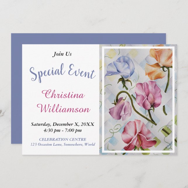 PATIO PARTY INVITE (Front/Back)