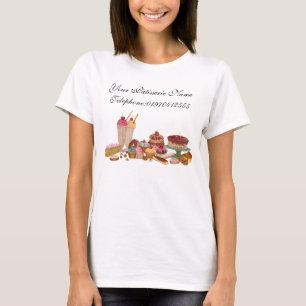 Patisserie Name - Customise Your Text Here T-Shirt
