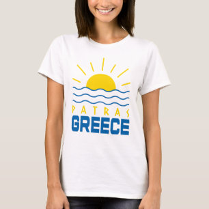 Patras Greece Sunshine And Sea Waves Women's T-Shirt