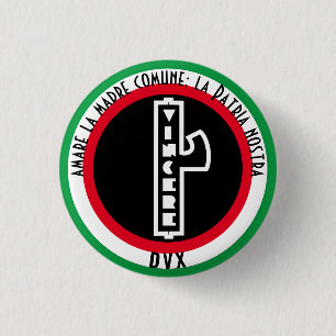 PATRIA NOSTRA 3 CM ROUND BADGE