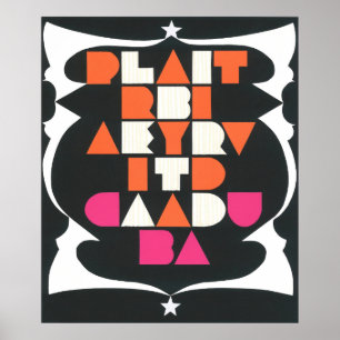 Patria y Vida Libertad Cuba Colourful Poster