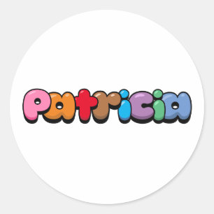 Patricia Classic Round Sticker