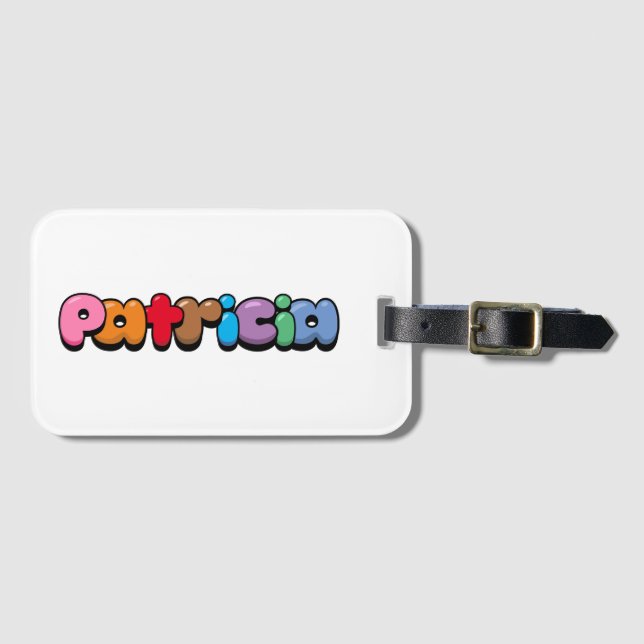 Patricia Luggage Tag (Front Horizontal)