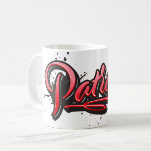 Patricia red Heart Graffiti Tasse Kaffeetasse Coffee Mug