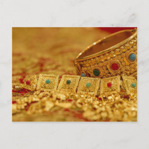 Patriciapotluck gold jewellery postcard
