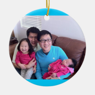 Patrick and Dominic Ceramic Ornament