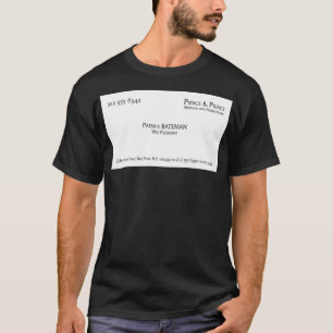 Patrick Bateman Business Card Framed Art Print T-Shirt