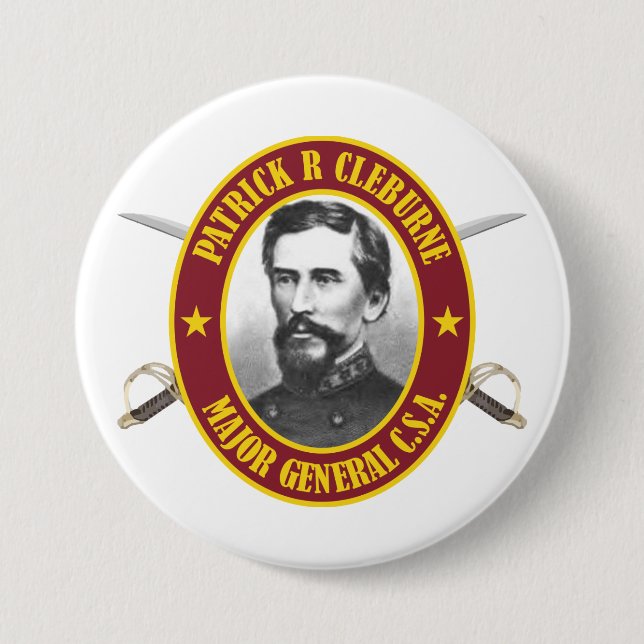Patrick Cleburne -AFGM 7.5 Cm Round Badge (Front)