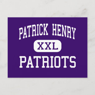 Patrick Henry - Patriots - High - Roanoke Virginia Postcard