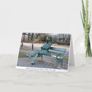 Patrick Kavenagh Irish Poet, Lifesize Sculpture Card