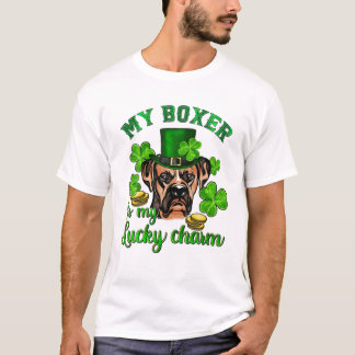 Patrick s Day My Boxer Is My Lucky T-Shirt