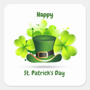 Patrick's Day Classic Square Sticker