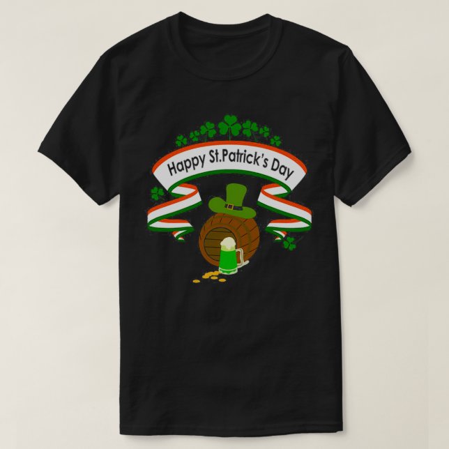 patricks day  drink  T-Shirt (Design Front)